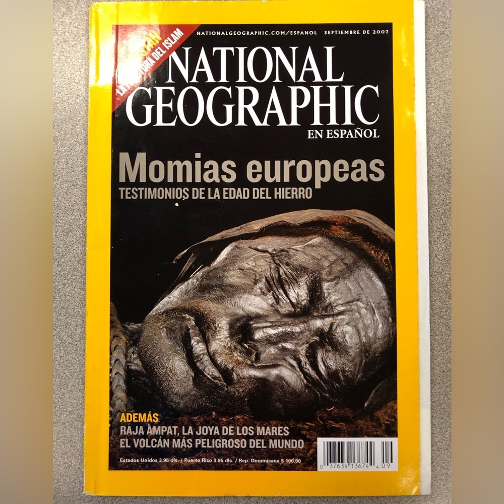 national geographic en Espanol Septiembre de 2007 momias European...